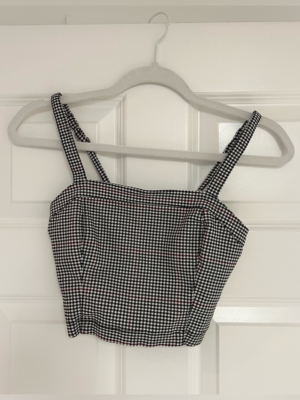 Hollister Gingham Cropped Tank